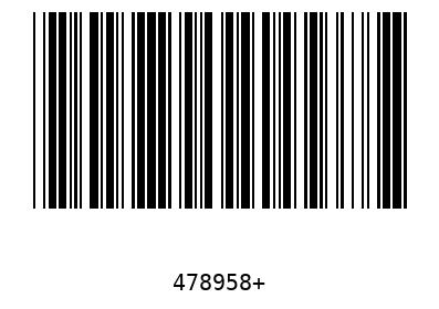Barcode 478958