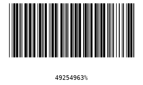 Barcode 49254963