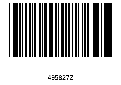 Barcode 495827