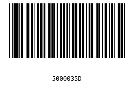 Barra Código 5000035