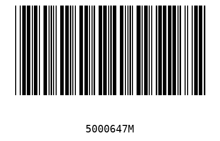 Barra Código 5000647