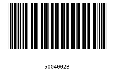 Barcode 5004002