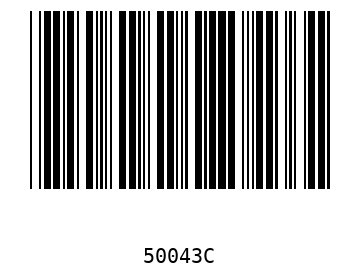Barra Código, Code 39 50043