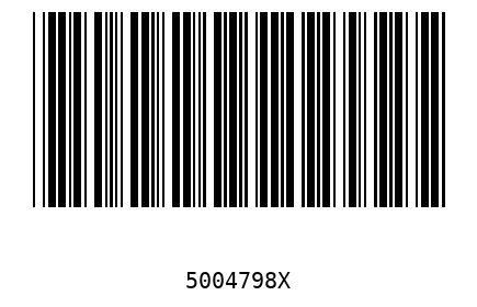 Barcode 5004798