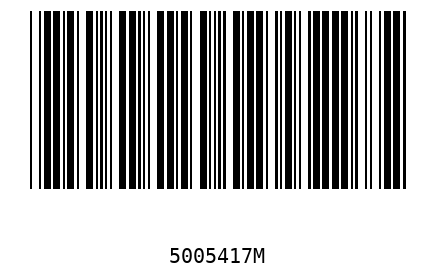 Barcode 5005417