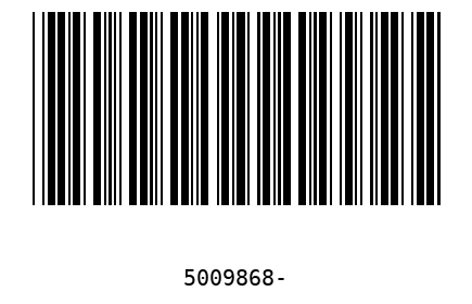 Barra Código 5009868