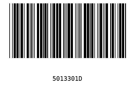 Barra Código 5013301