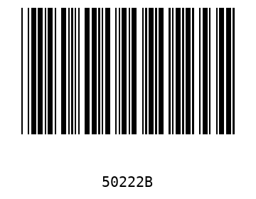 Barra Código, Code 39 50222