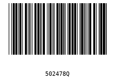 Barcode 502478
