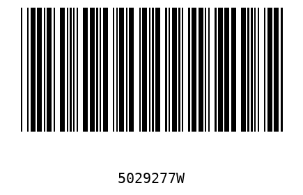 Barcode 5029277