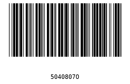Barcode 5040807