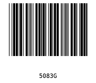 Barra Código, Code 39 5083