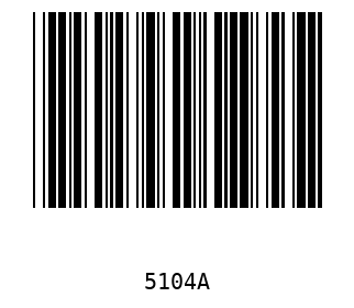 Barra Código, Code 39 5104