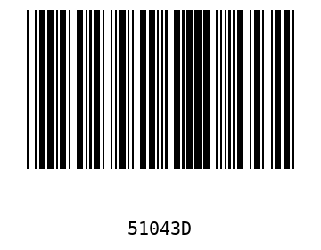 Barra Código, Code 39 51043
