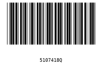 Barcode 5107418