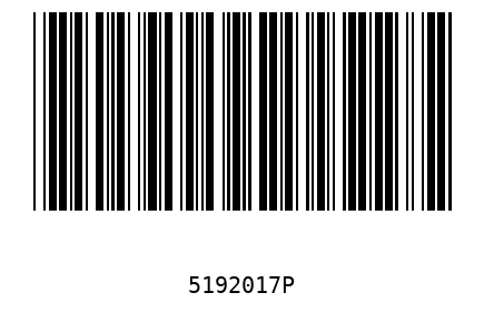 Bar code 5192017