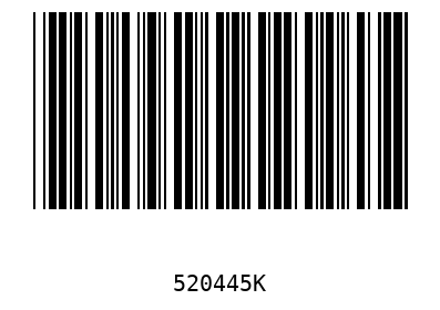 Barcode 520445
