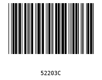 Barra Código, Code 39 52203
