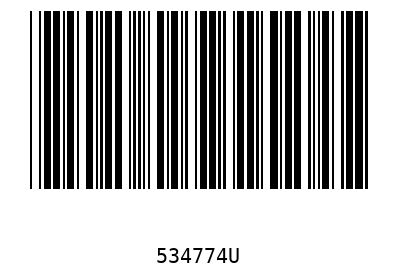 Barcode 534774