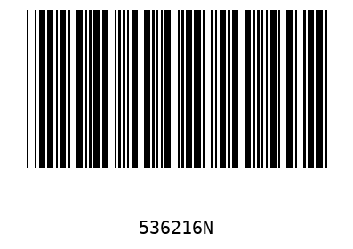 Barra Código 536216