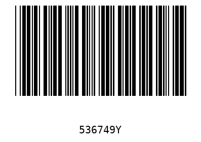Barcode 536749