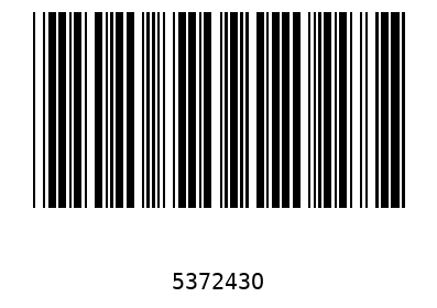 Bar code 537243