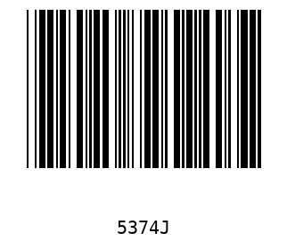 Barra Código, Code 39 5374