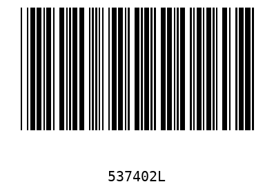 Barcode 537402