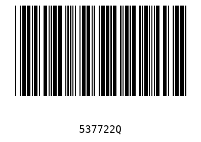 Barcode 537722