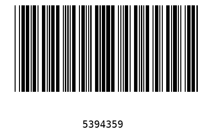Barcode 5394359