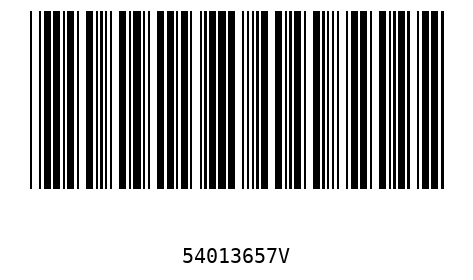 Barcode 54013657