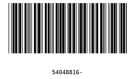 Barra Código 54048816