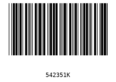 Barcode 542351