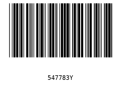 Barcode 547783