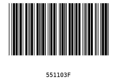 Barcode 551103