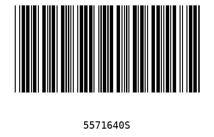 Bar code 5571640