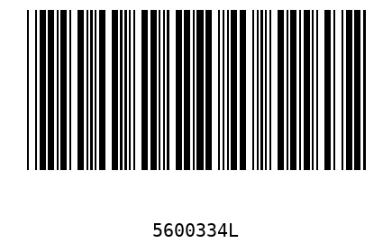Barra Código 5600334