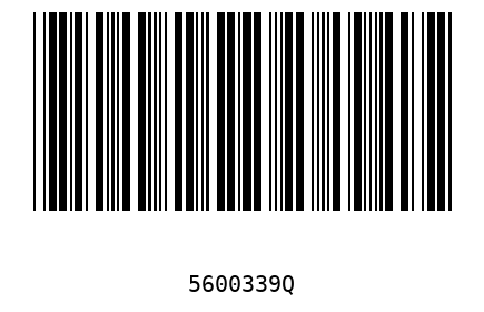 Barcode 5600339