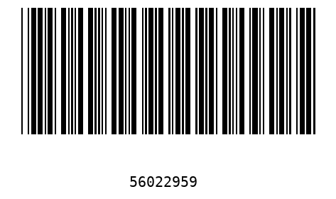 Barcode 56022959