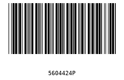 Barcode 5604424