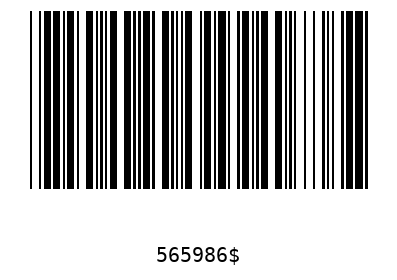 Barcode 565986