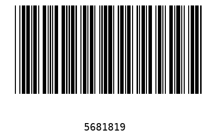 Bar code 5681819
