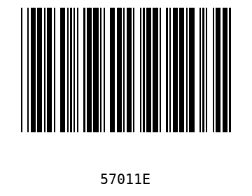 Barra Código, Code 39 57011