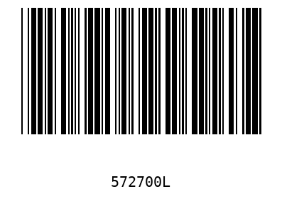 Barcode 572700