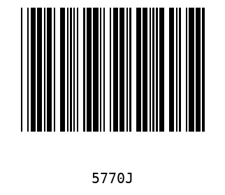 Barra Código, Code 39 5770