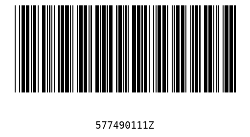 Barcode 577490111