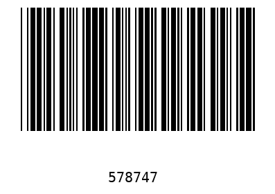 Barcode 578747