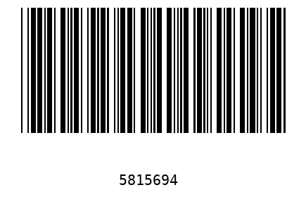 Bar code 5815694