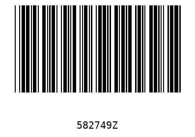 Barcode 582749