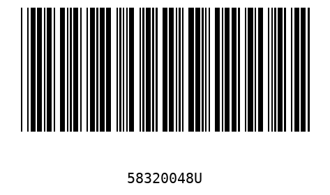 Barcode 58320048
